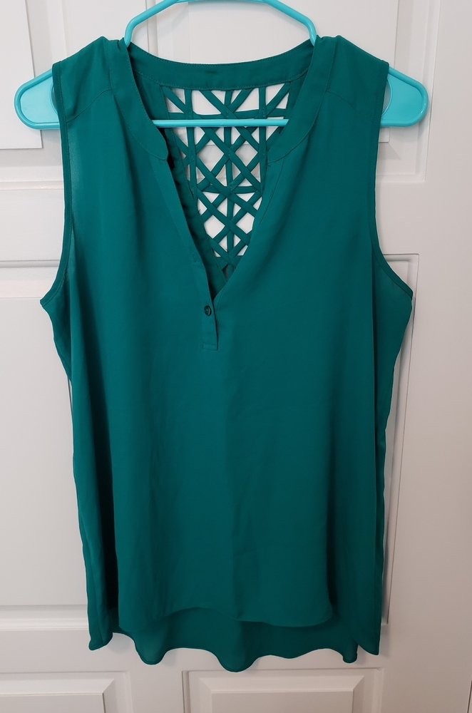 2 for $10- Izod Cage Back Tank Blouse